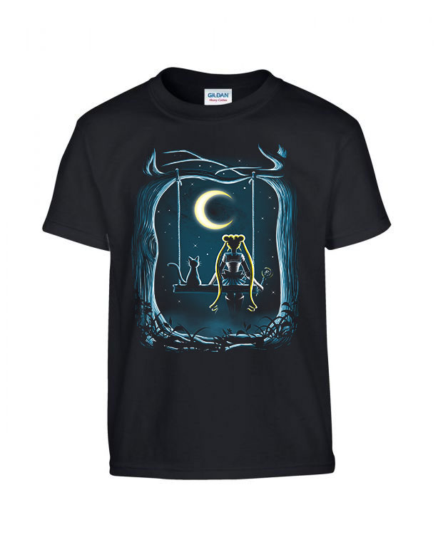 sailor moon Fekete Gyerek Póló