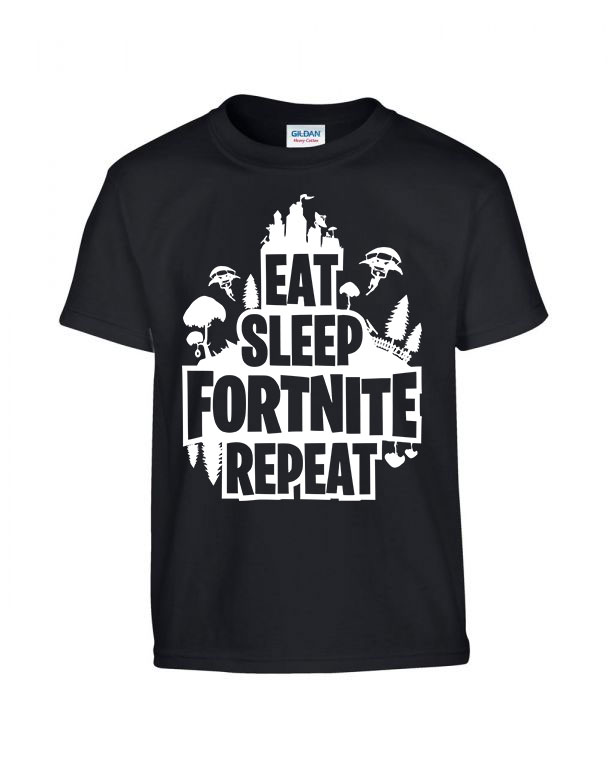 fortnite battle royale Fekete Gyerek Póló