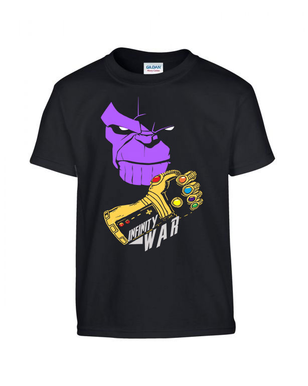 thanos avengers bosszúállók Fekete Gyerek Póló