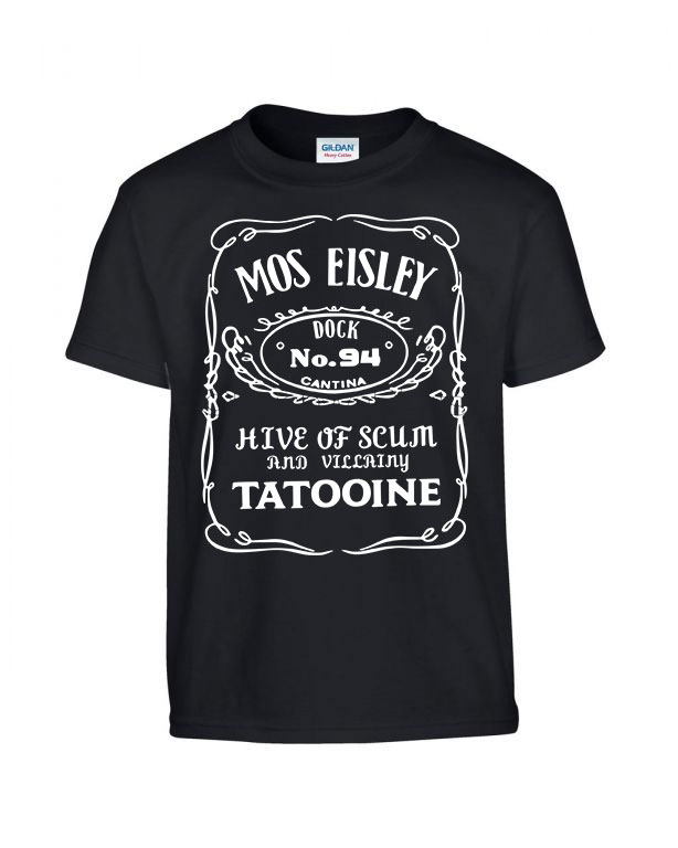 star wars mos eisley tatooine Fekete Gyerek Póló