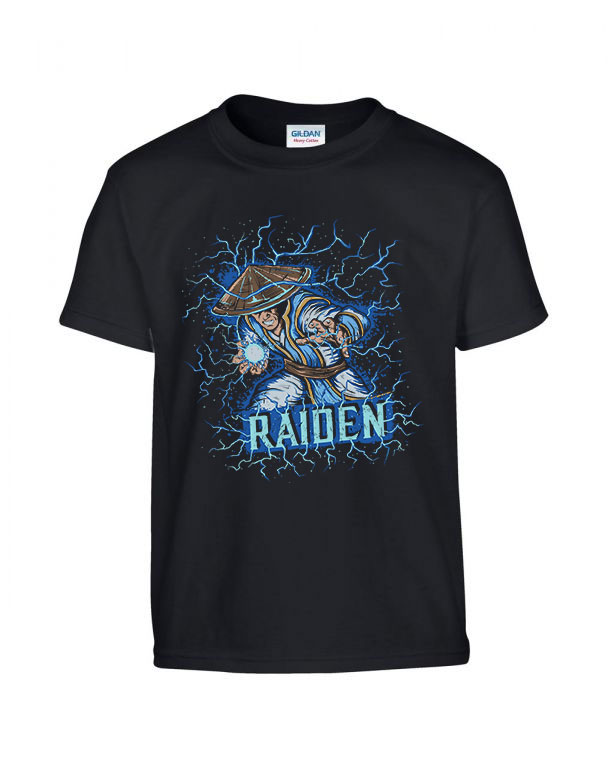 raiden mortal kombat Fekete Gyerek Póló