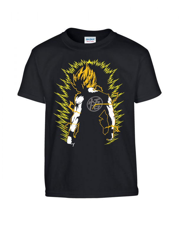 dragon ball son goku Fekete Gyerek Póló