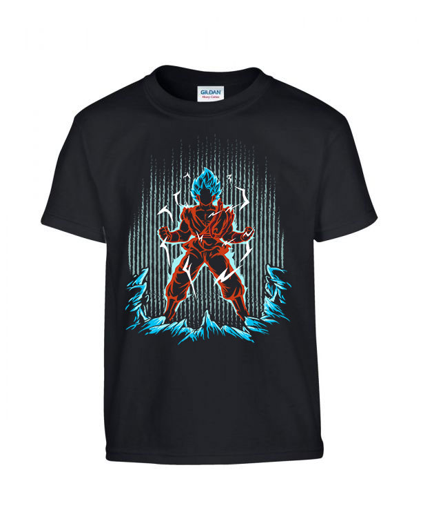 son goku dragon ball Fekete Gyerek Póló