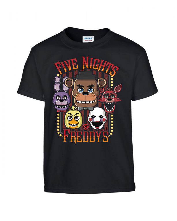 five nights at freddy's Fekete Gyerek Póló