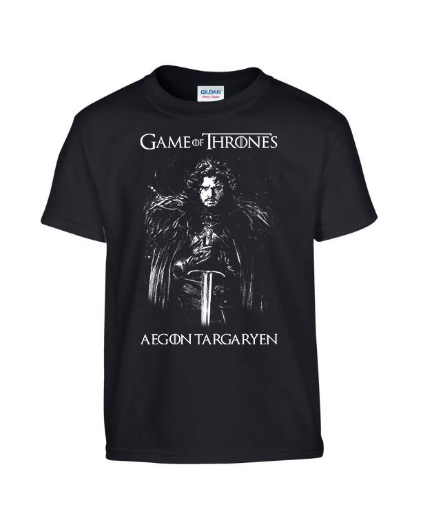 game of thrones trónok harca jon snow havas jon Fekete Gyerek Póló