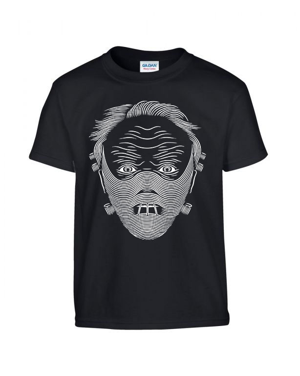 hannibal lecter Fekete Gyerek Póló