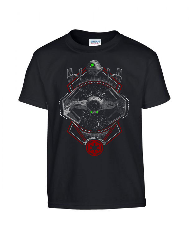 star wars tie fighter Fekete Gyerek Póló