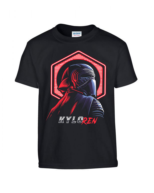 kylo ren star wars Fekete Gyerek Póló