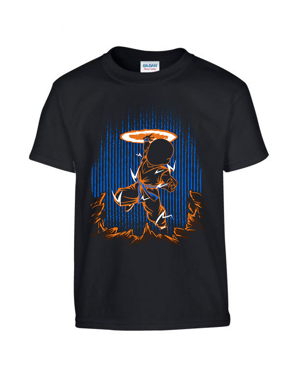 dragon ball krillin Fekete Gyerek Póló