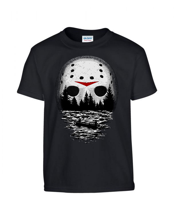 péntek 13 friday 13 jason horror Fekete Gyerek Póló