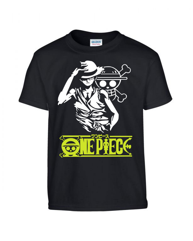 one piece Fekete Gyerek Póló