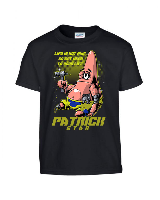 csillag patrik sponyga bob Fekete Gyerek Póló