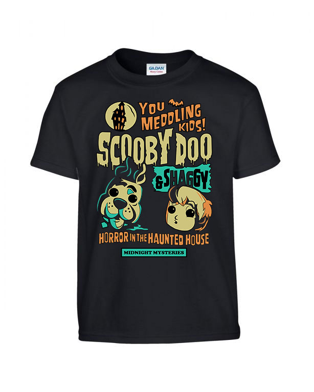 Scooby Doo Fekete Gyerek Póló