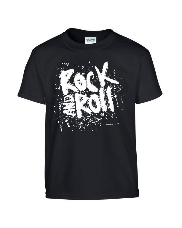rock n roll Fekete Gyerek Póló