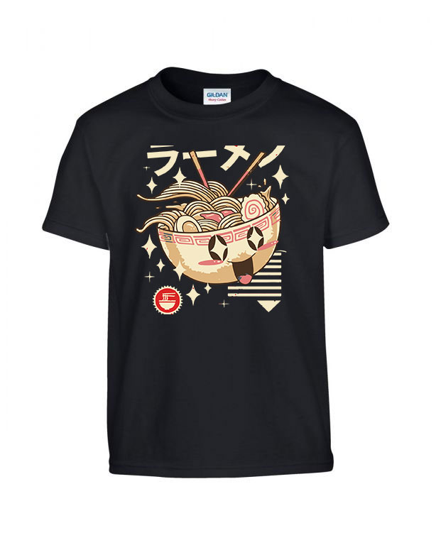 japán ramen Fekete Gyerek Póló
