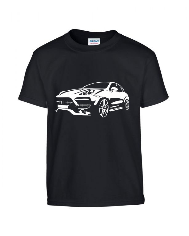 porsche cayenne Fekete Gyerek Póló