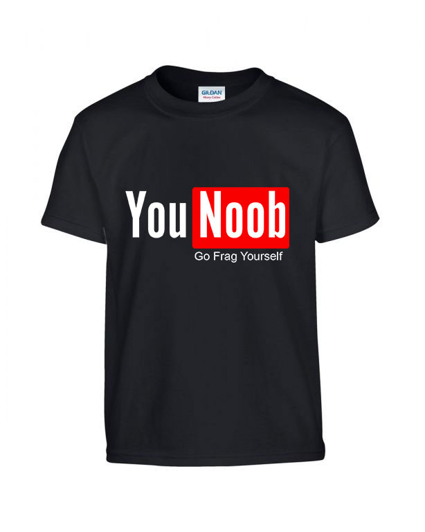 you noob youtube Fekete Gyerek Póló