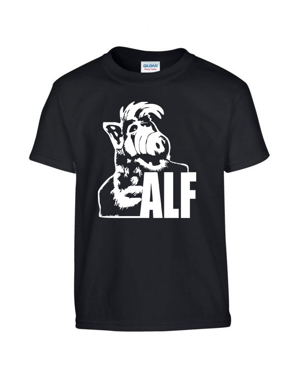 alf Fekete Gyerek Póló