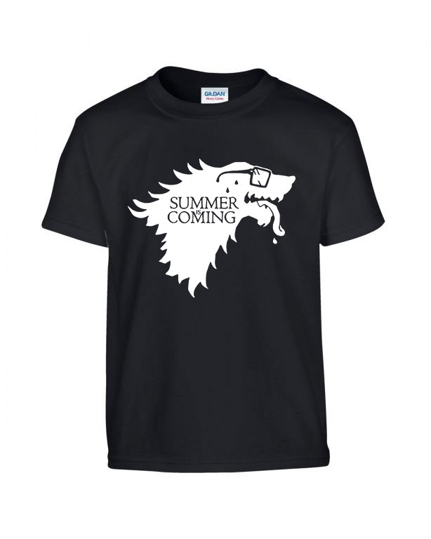 summer is coming nyaralás nyár Fekete Gyerek Póló