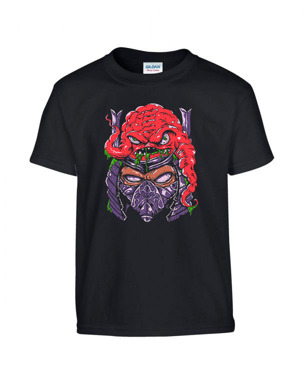tini ninja teknőcök zúzó shredder Fekete Gyerek Póló