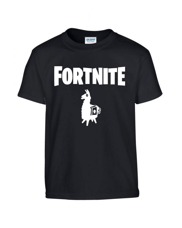 fortnite loot láma Fekete Gyerek Póló