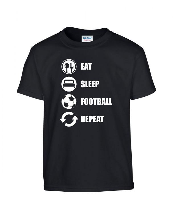 foci football focista Fekete Gyerek Póló