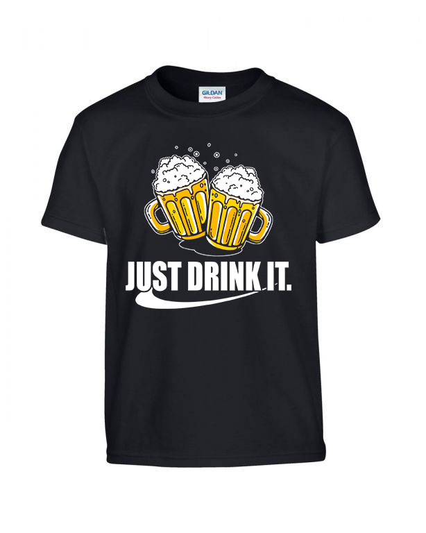 just drink it sör alkohol Fekete Gyerek Póló