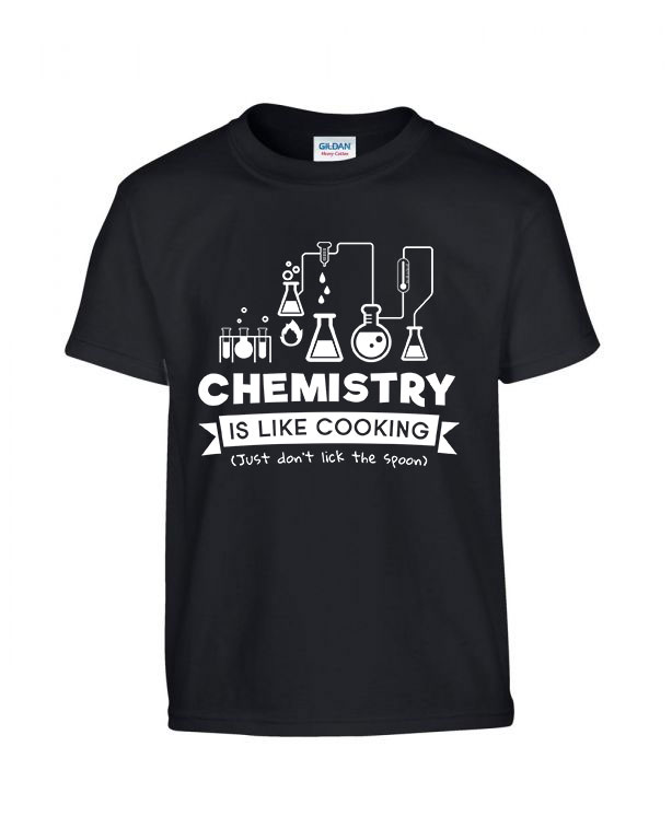 kéma kémikus chemistry Fekete Gyerek Póló