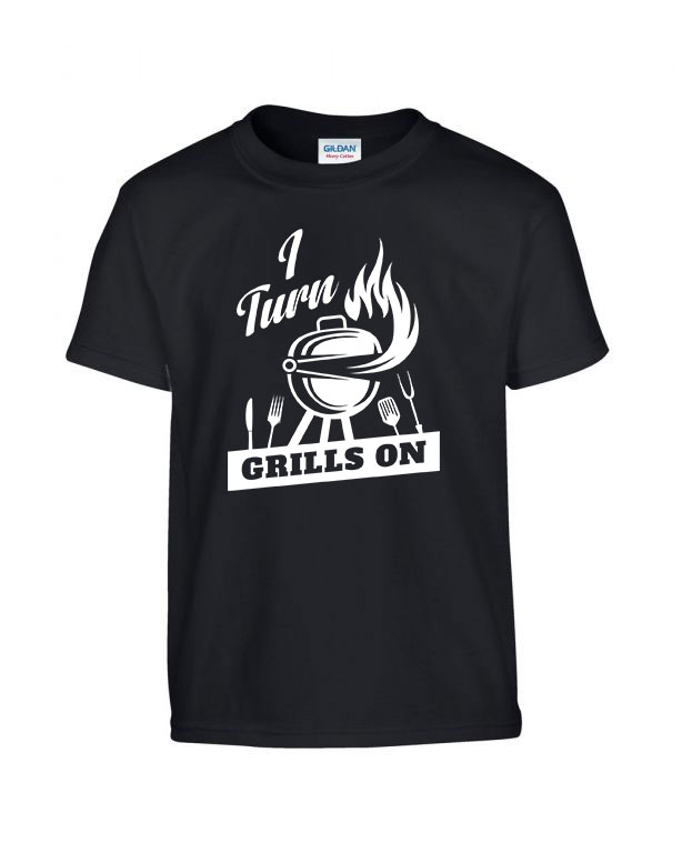 grillezés grill Fekete Gyerek Póló