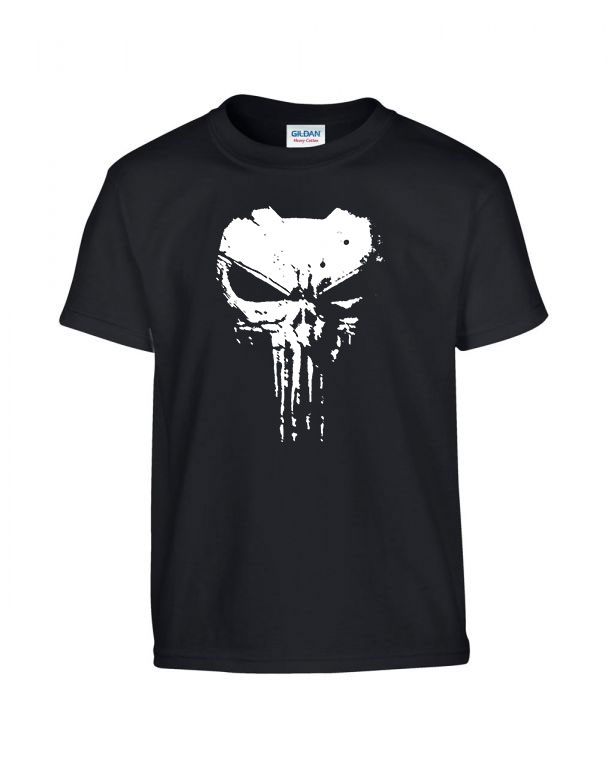 megtorló punisher Fekete Gyerek Póló