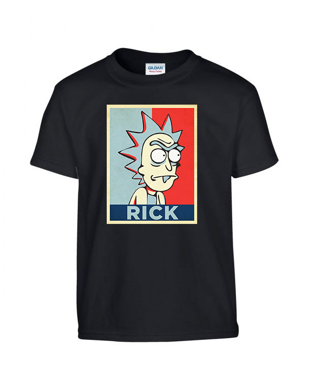 rick és morty Fekete Gyerek Póló