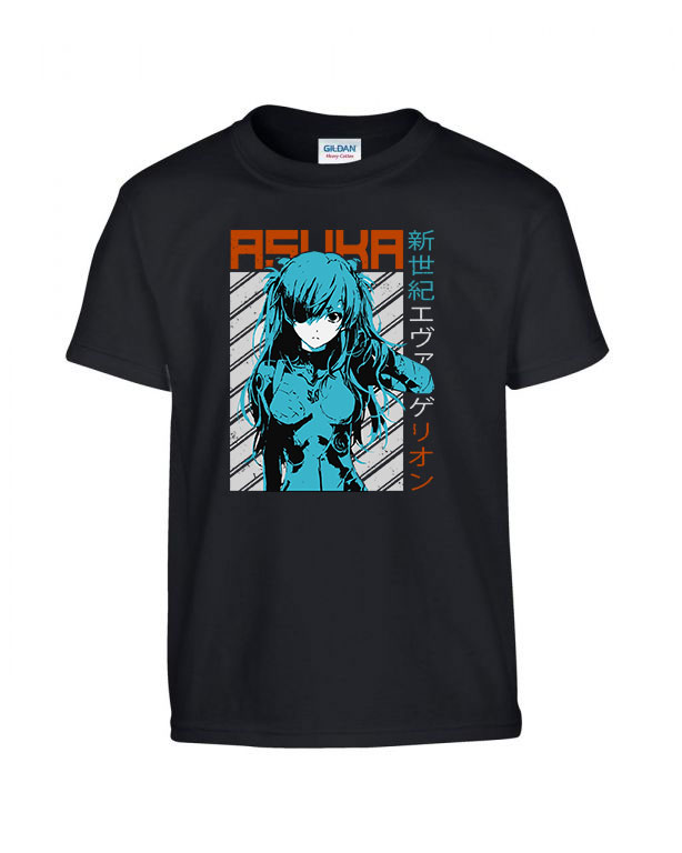 evangelion Fekete Gyerek Póló