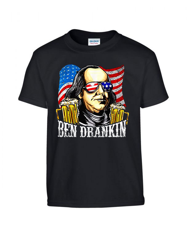 sör alkohol benjamin franklin humor Fekete Gyerek Póló