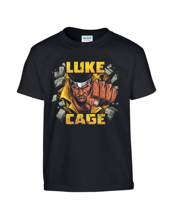 luke cage Fekete Gyerek Póló