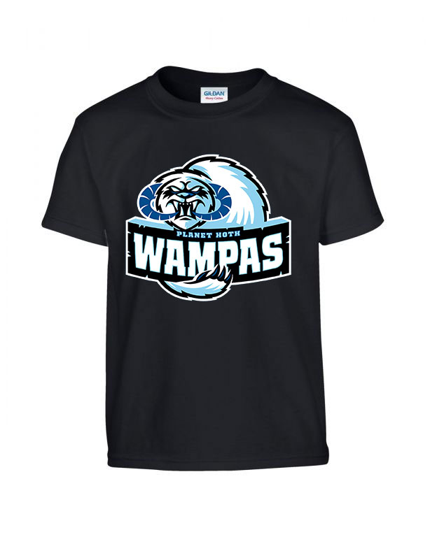 wampas star wars wampa Fekete Gyerek Póló
