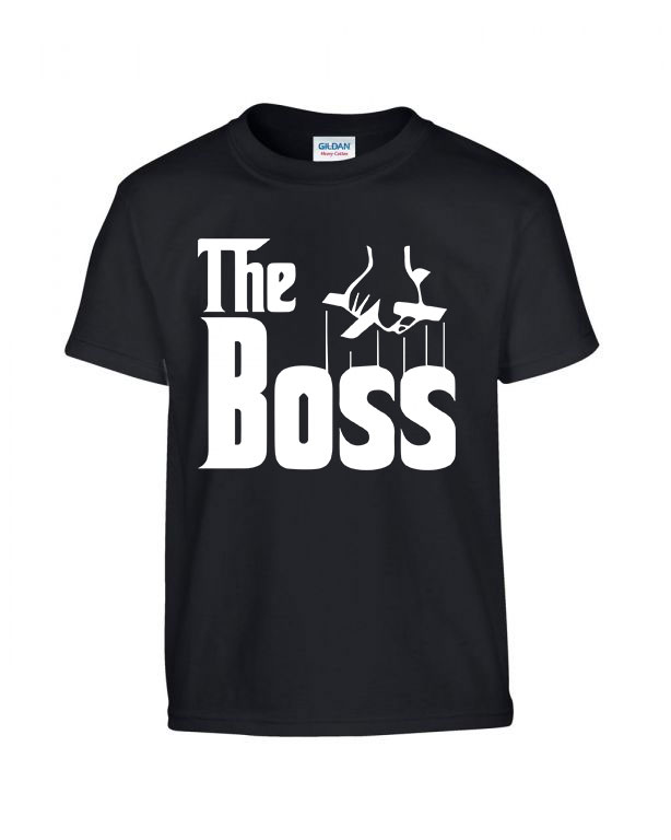 The Boss Fekete Gyerek Póló