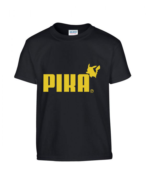 pikachu pokemon Fekete Gyerek Póló