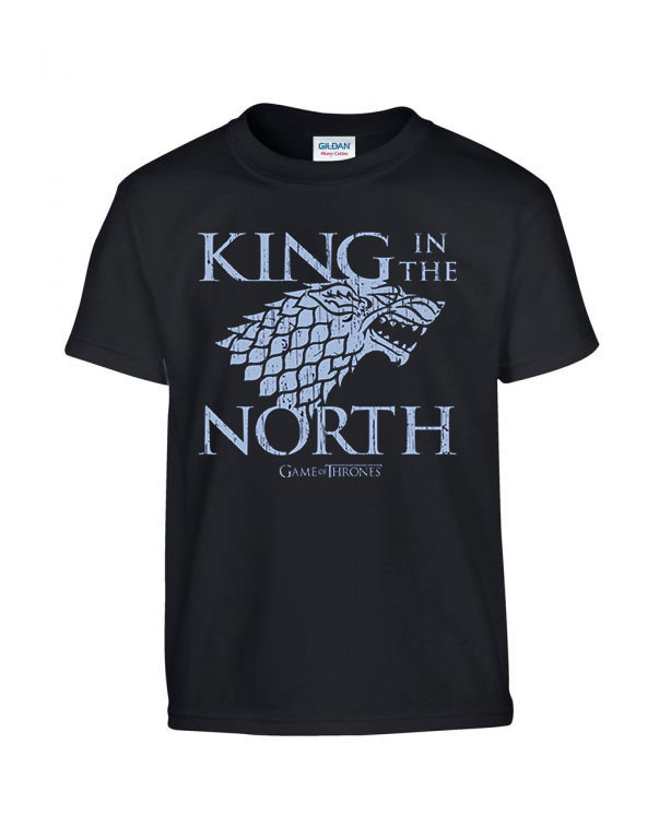 trónok harca game of thrones house stark Fekete Gyerek Póló