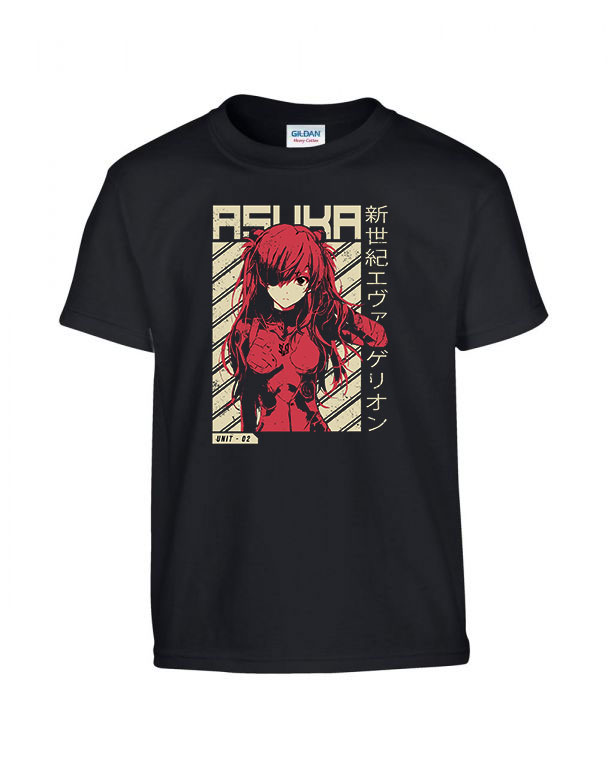 evangelion Fekete Gyerek Póló
