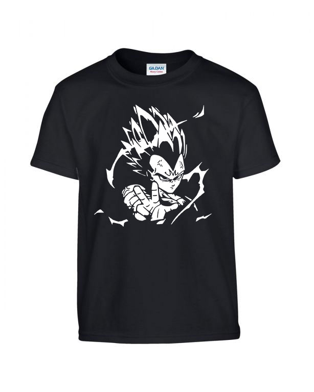 vegeta dragon ball Fekete Gyerek Póló