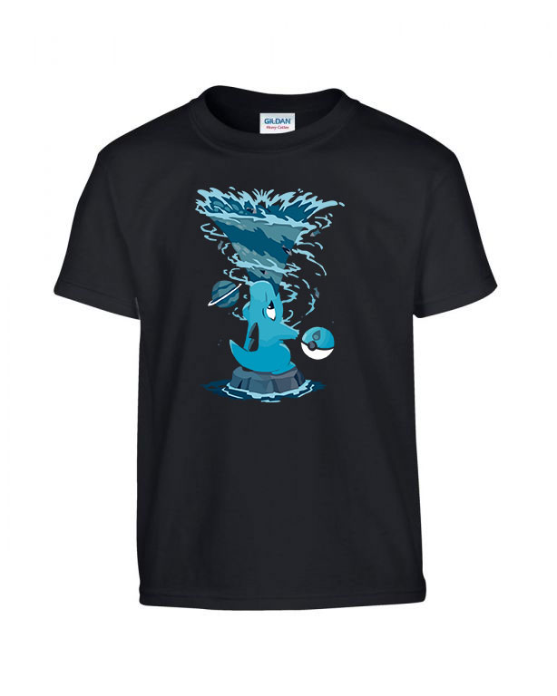 totodile pokemon Fekete Gyerek Póló