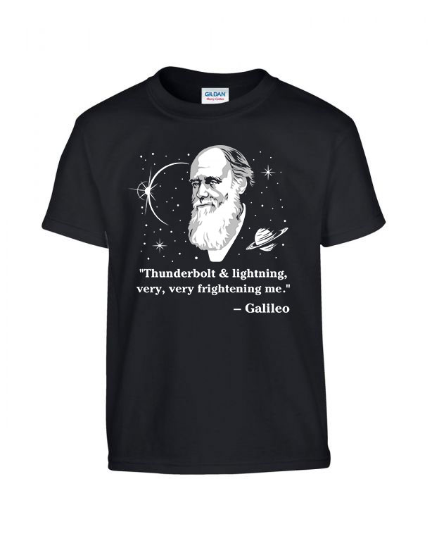 galileo idézet csillagászat Fekete Gyerek Póló