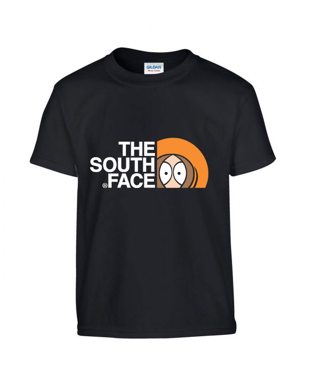 the south face south park kenny Fekete Gyerek Póló