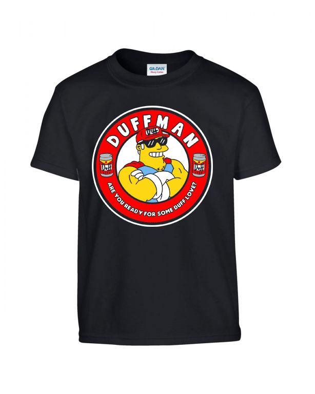 duffman simpson család Fekete Gyerek Póló