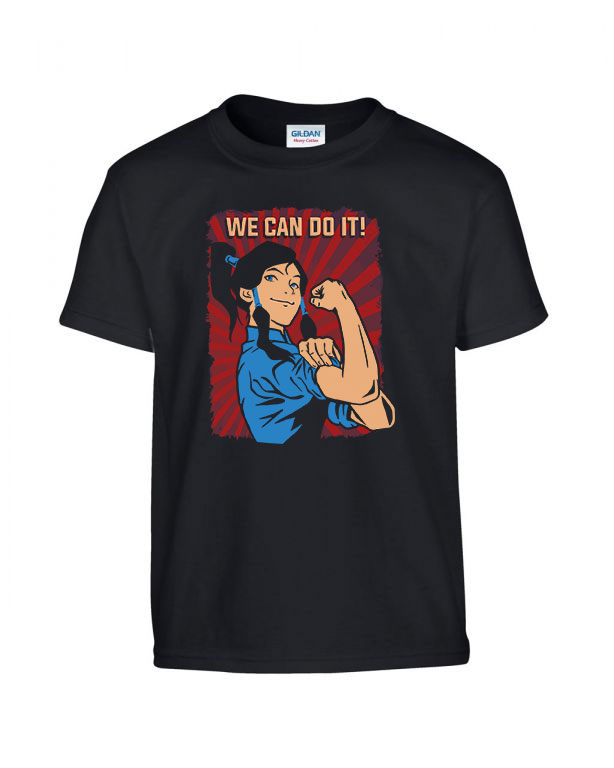 korra legendája Fekete Gyerek Póló