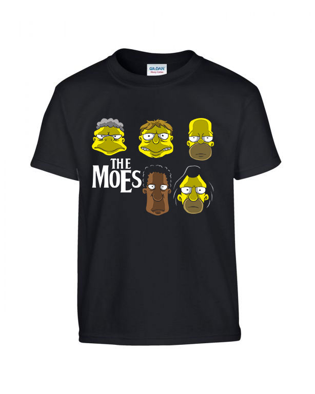 the moes simpson család Fekete Gyerek Póló