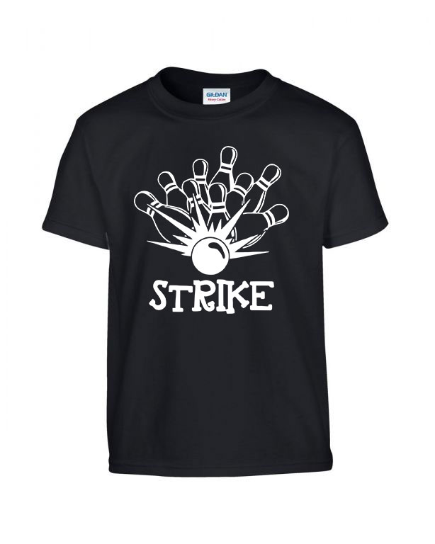 bowling  Fekete Gyerek Póló