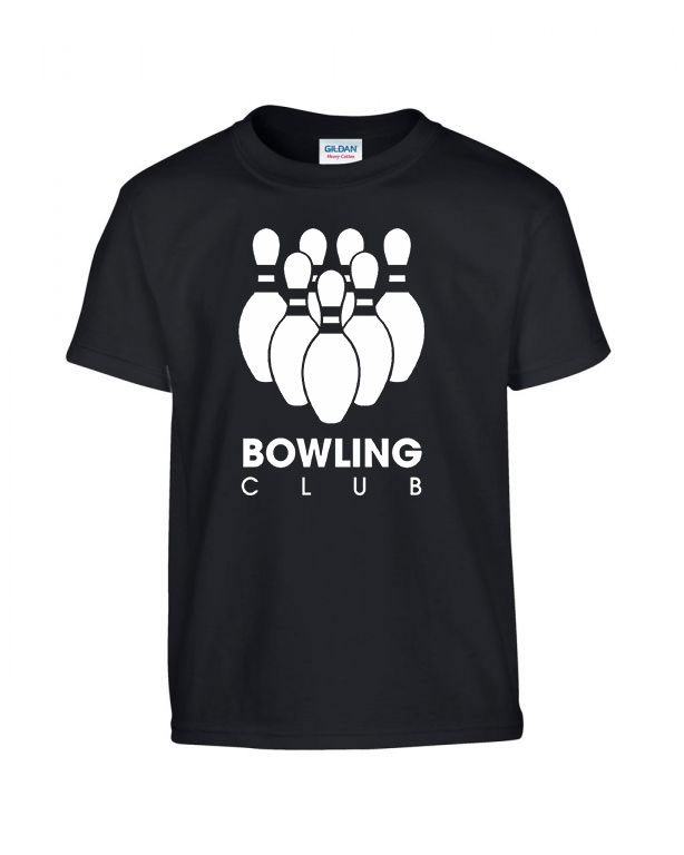 bowling club Fekete Gyerek Póló
