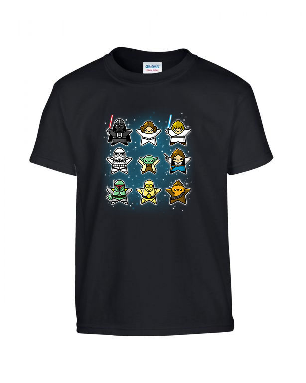 star wars csillagok háborúja Fekete Gyerek Póló