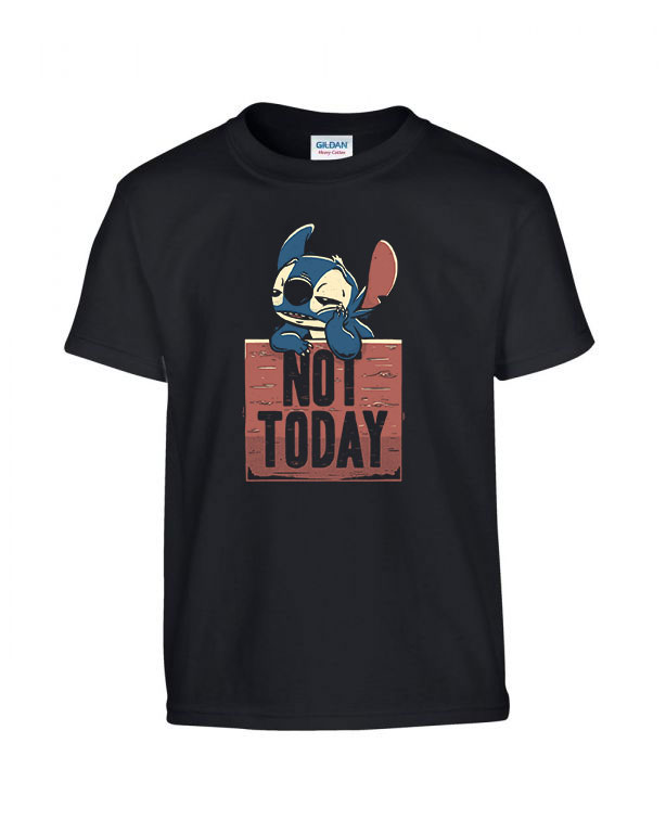 stitch Fekete Gyerek Póló